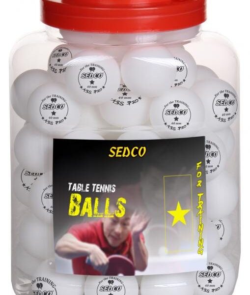 Míčky na stolní tenis SEDCO for TRAINING 1* CELL FREE 60ks - dóza