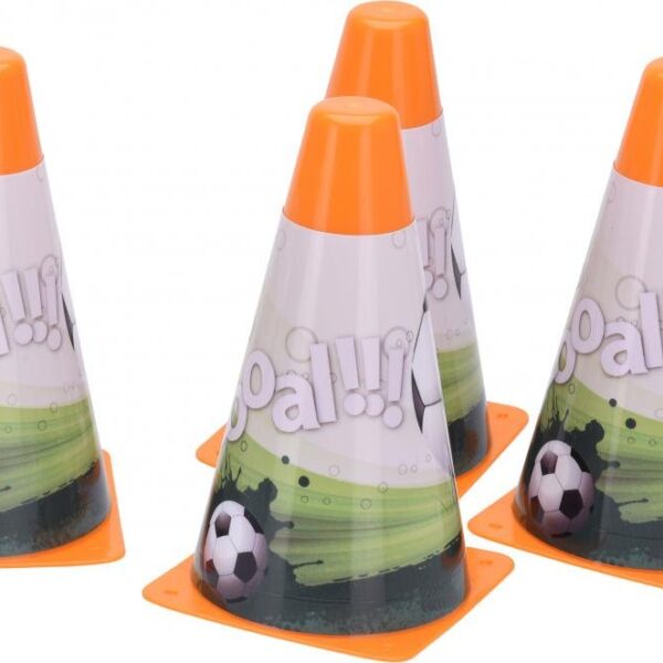 Kužely s potiskem 17 cm - Sada 4 ks