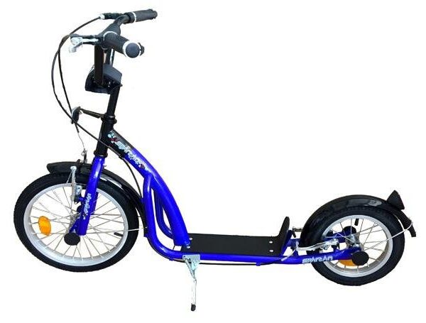 Koloběžka SPARTAN 16-12 - modrá