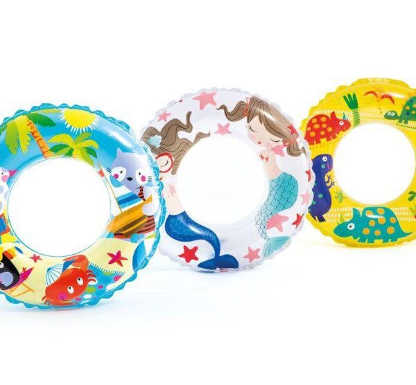 Kruh plavecký INTEX 59242 TRANSPARENT 61cm