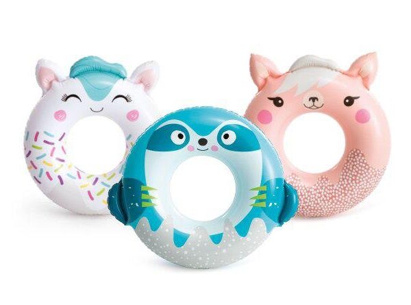 Nafukovací kruh Intex 56266 Cute Animals